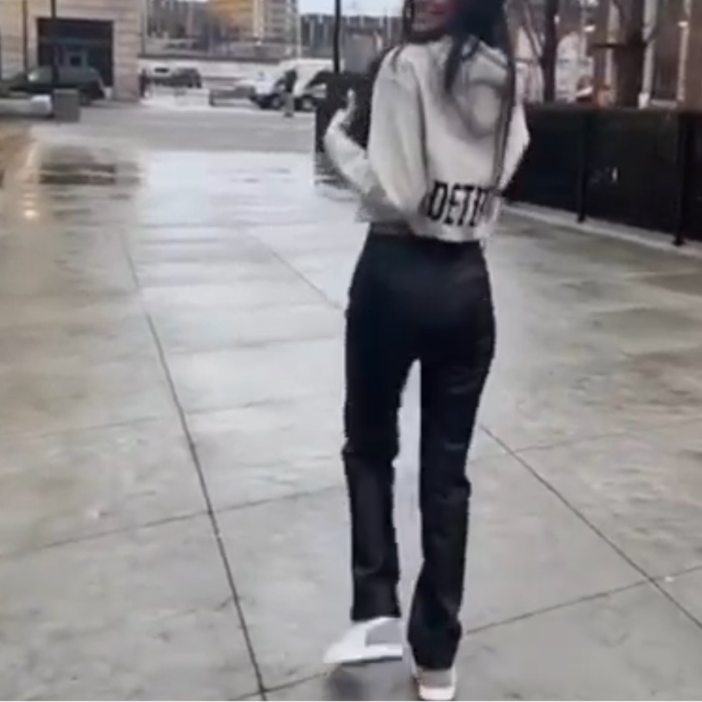 ZARA leather pants